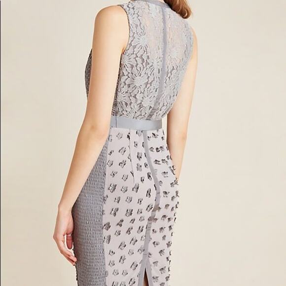 NEW Anthropologie Byron Lars Beguile Lace Sheath Dress Gisella Embroidered Sz 22 - Picture 6 of 13